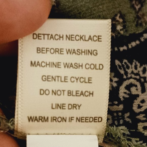 Self Esteem Boho Style Sheer Vest With Crochet Top | EUC | Medium - Picture 10 of 11